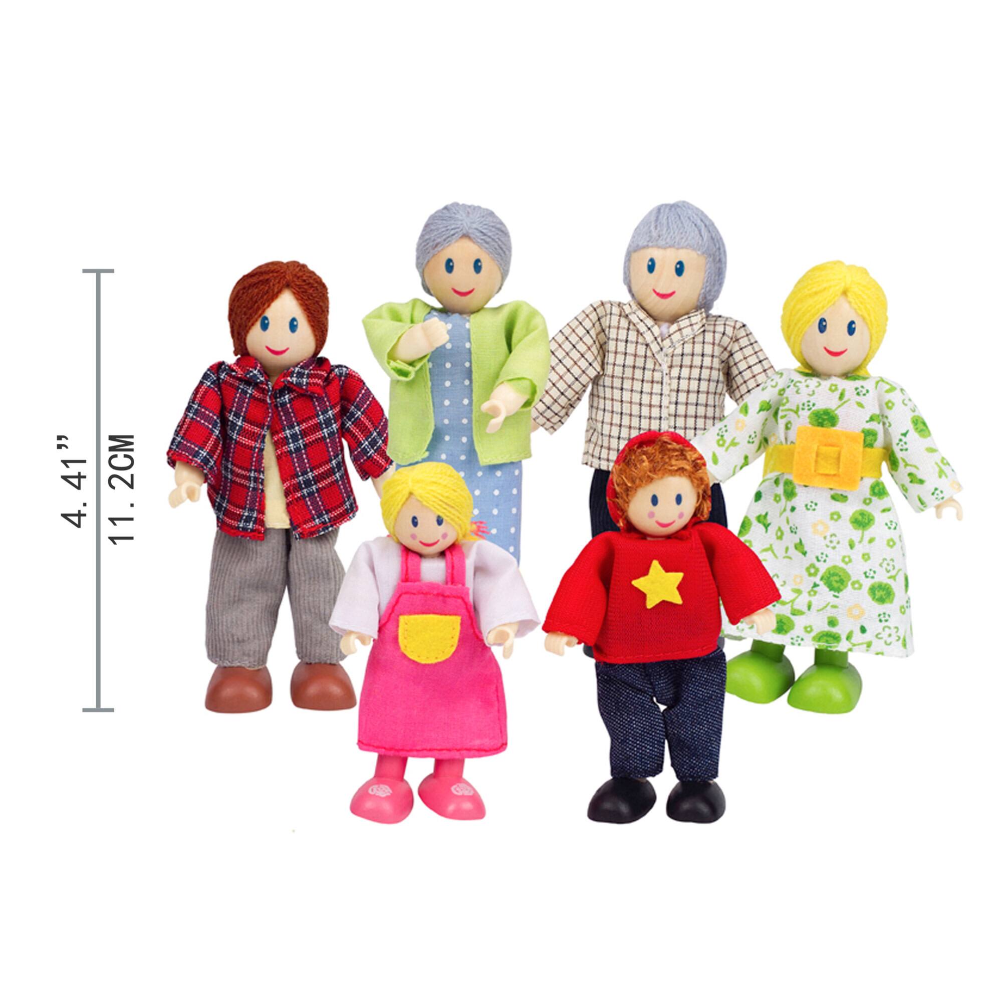 Hape Happy Family Dollhouse Set